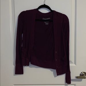 Purple Cardigan